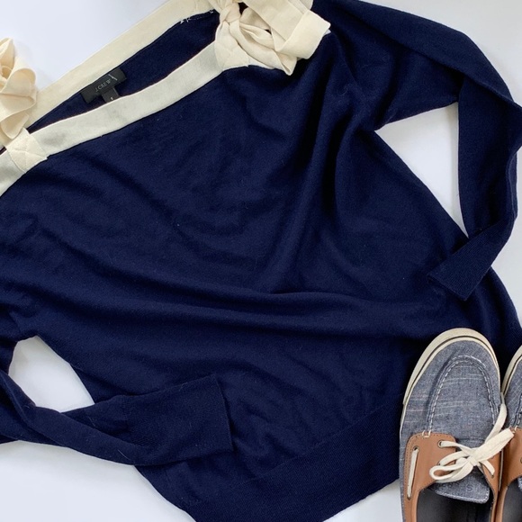 J. Crew Sweaters - J Crew Merino Wool cold shoulder sweater